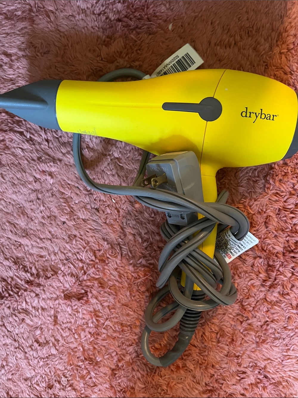 Drybar Yellow and Gray Hair Dryer (large size)